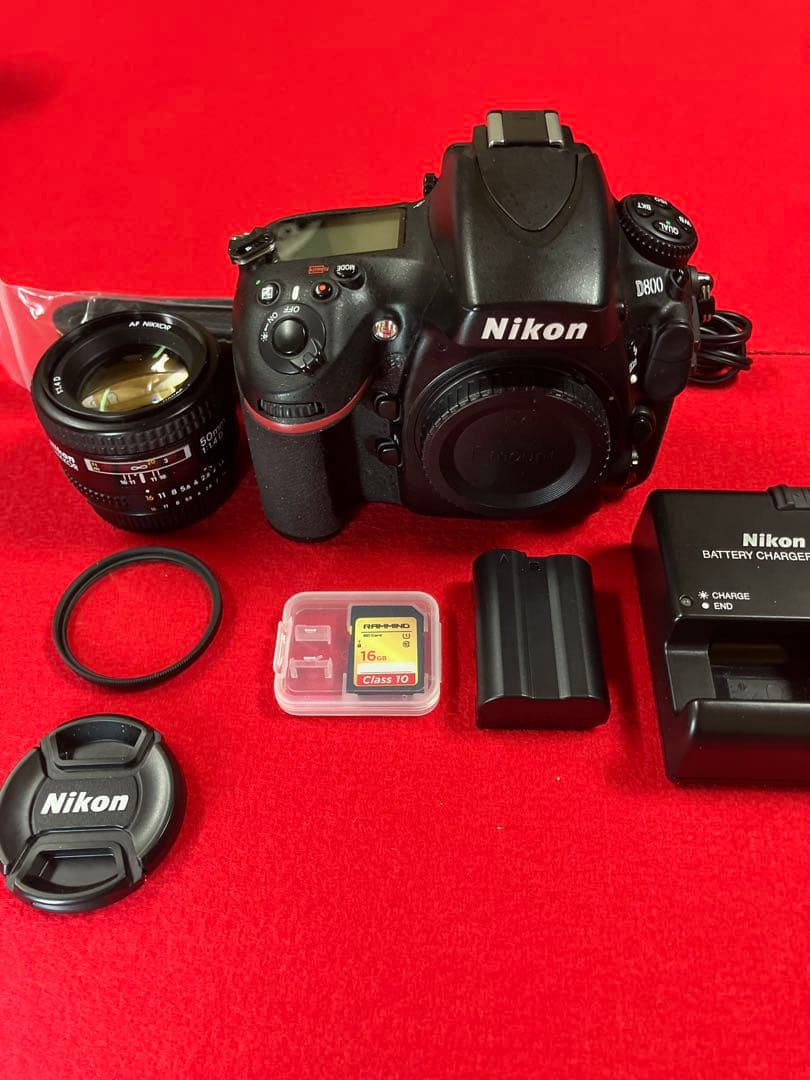 衝撃 決算再度値下げ！　極上Ｄ800 Ｓ数11.301回 単集点50mm1.4
