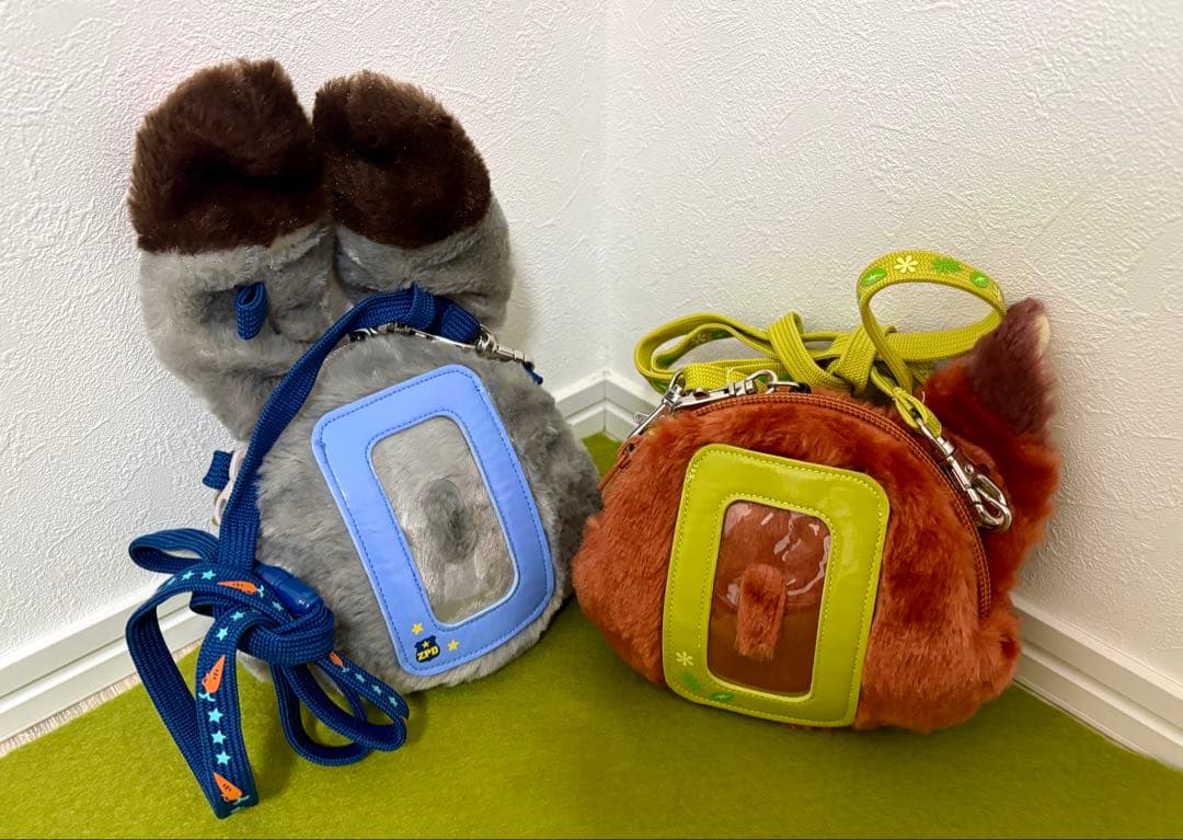 ズートピア　ニック　ジュディ　ヘアバンド　　ポシェット　ディズニーランド