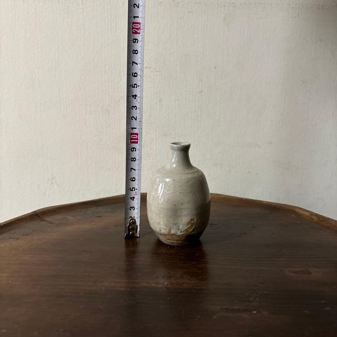 古い美濃　瀬戸小徳利　江戸　明治　花入　酒器　アンティーク　古道具　花器　李朝