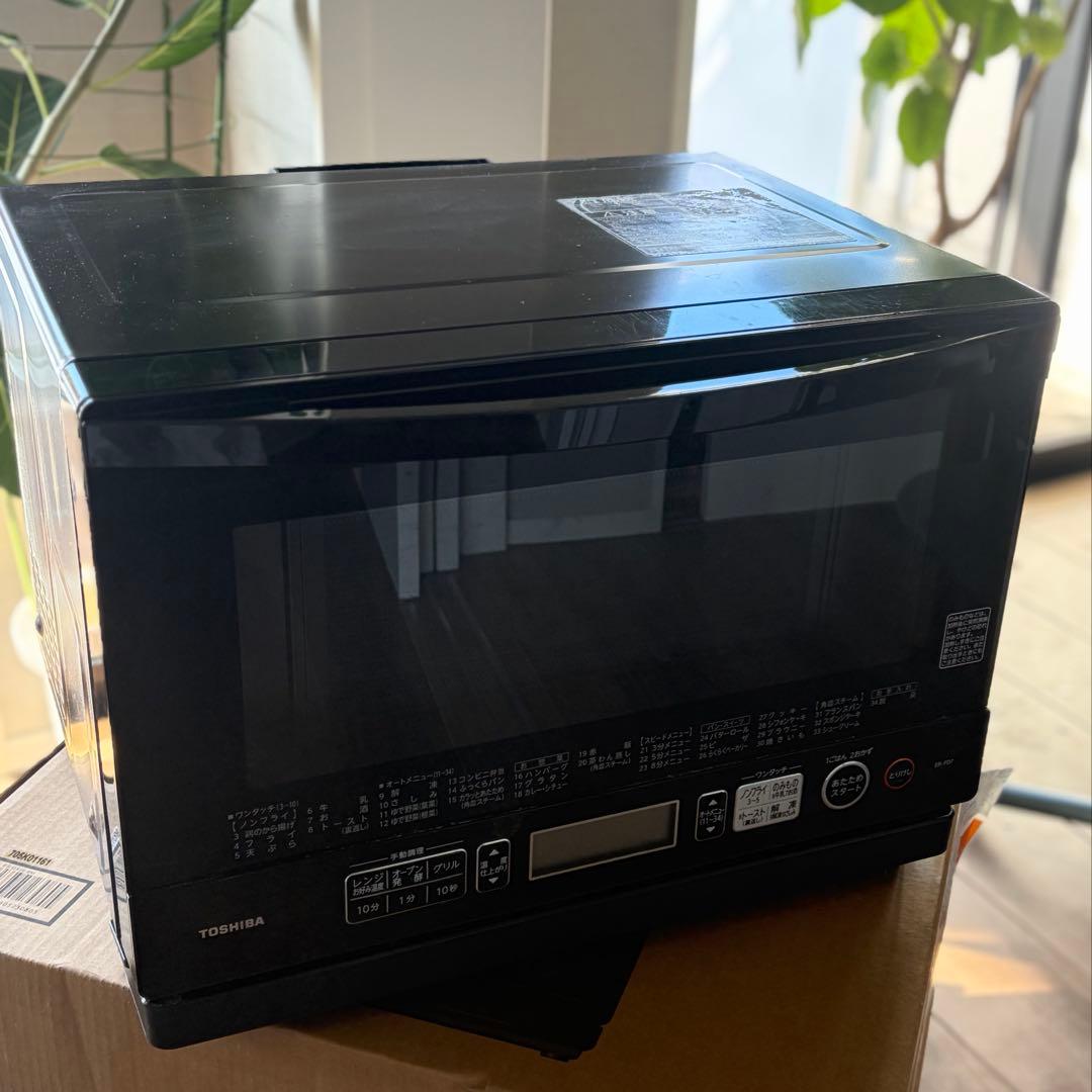 ☆東芝 オーブンレンジ 電子レンジER-PD7 TOSHIBA 石窯ドーム 黒色