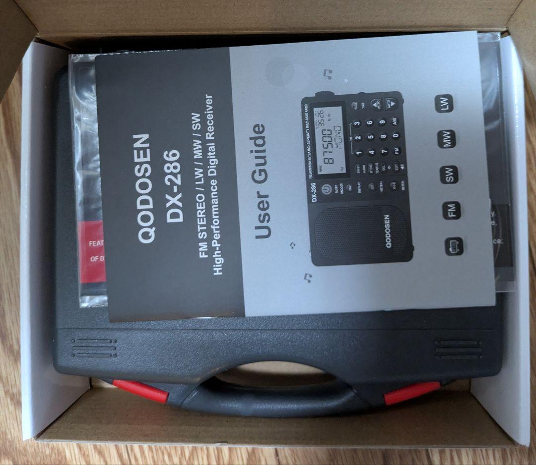 QODOSEN DX-286 FM/AM/SW/TEF6686 BCLラジオ