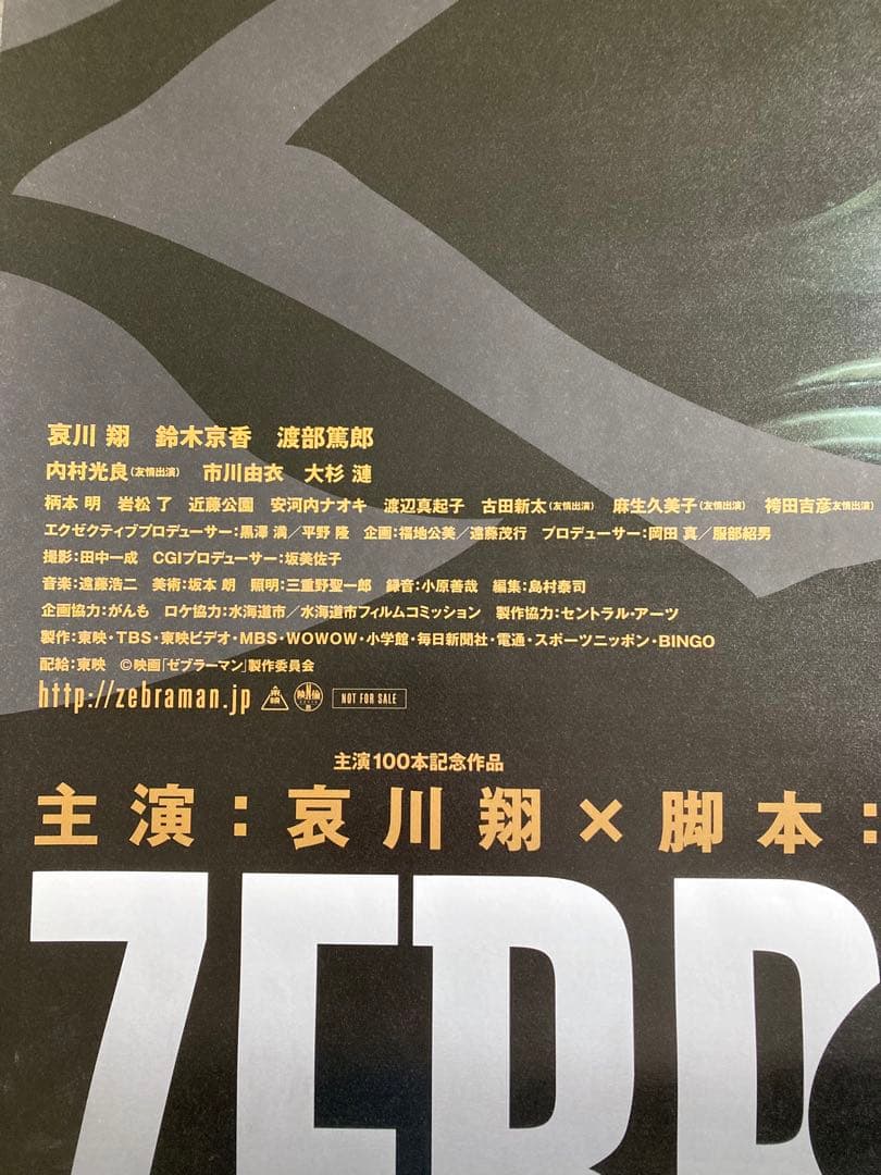 ※非売品ポスター※ゼブラーマン 映画ポスター