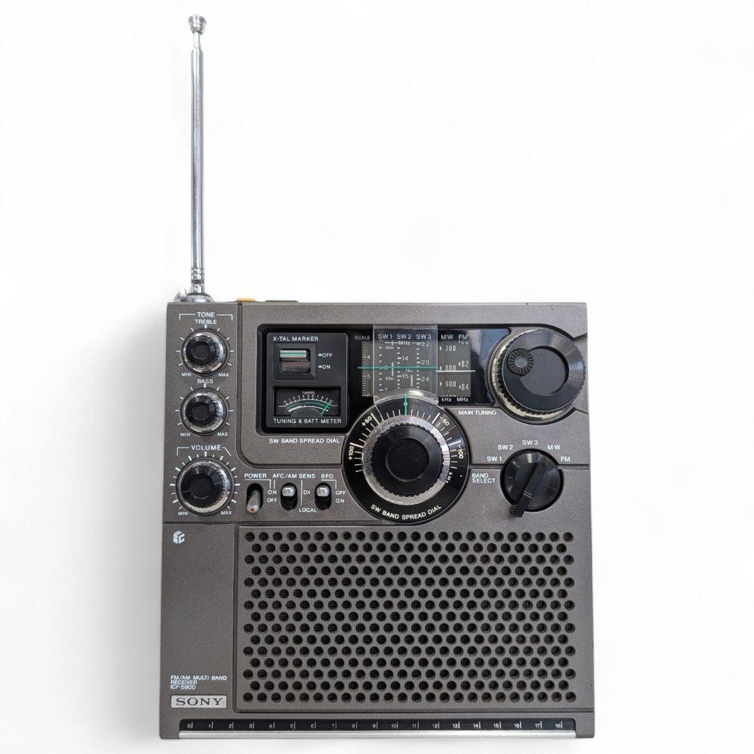 SONY スカイセンサー ICF-5900 BCLラジオ 動作OKマニュアル付