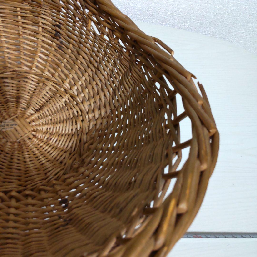 籠 かご バスケット 大きい 持ち手付 まとめ売り ヴィンテージ 籐 ラタン