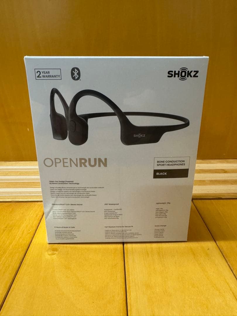最終値下げ【未開封】Shokz OpenRun 骨伝導ワイヤレスイヤホン