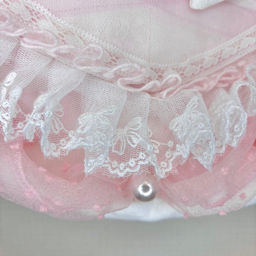 ハンドメイド ハートバッグ｜ロリィタ・姫系フリルバッグ｜一点物・在庫限り