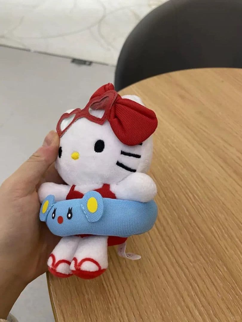 ハローキティ ぬいぐるみ ハート型サングラス