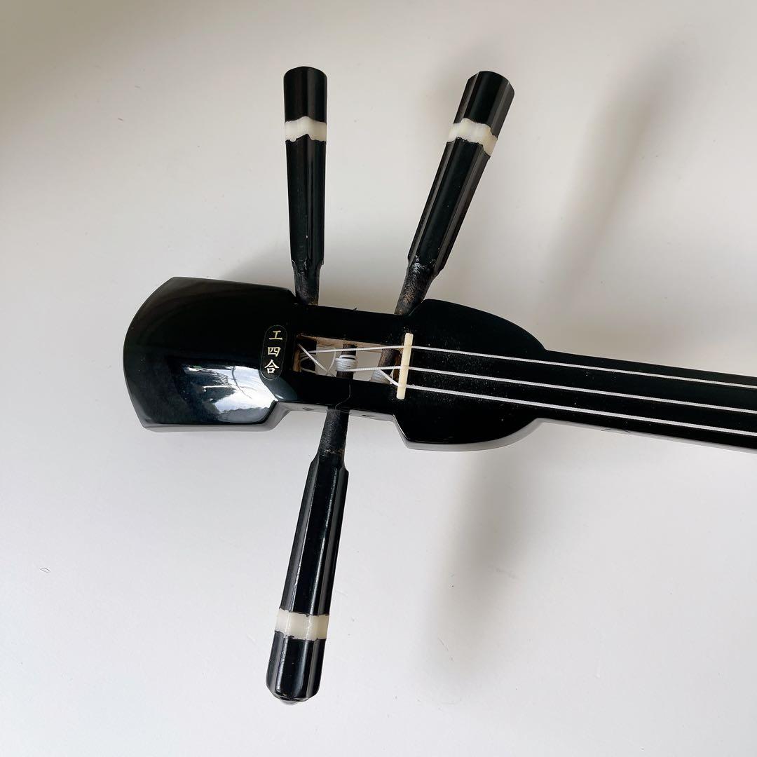★美品★沖縄三線 人工革張り 伝統楽器 和楽器 琉球 弦楽器 初心者 琉球