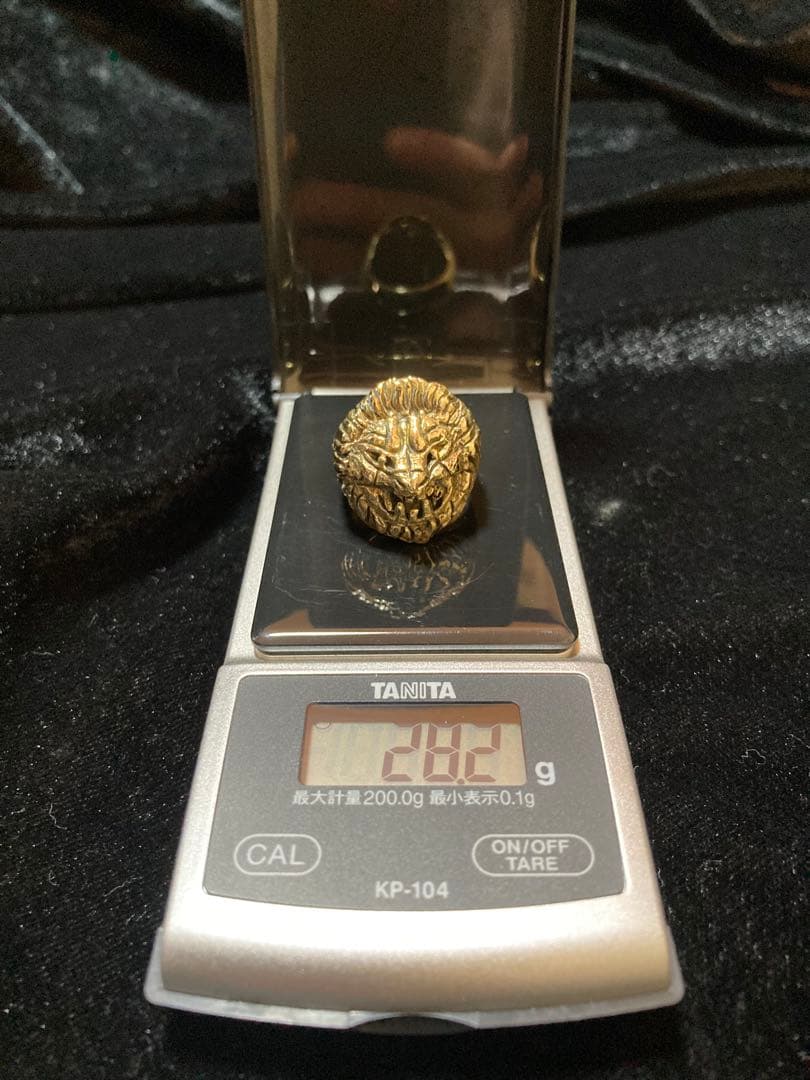 金色のライオンRING 真鍮
