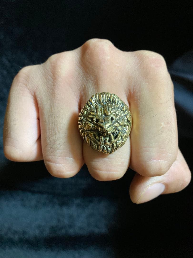 金色のライオンRING 真鍮