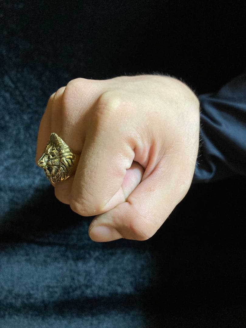 金色のライオンRING 真鍮