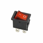 MIRS-101-2R - LLAVE ON OFF S.P. W/NEON ROJA