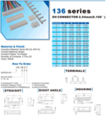 250XH-02LT - HEADER RECTO 0.098" 2V