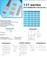 254WS02 - HEADER RECTO 0.100" 2V